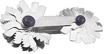 TAKPART 52 unidades de calibre de roscas de 0,25 a 6 mm para tamaños de rosca, lazos de rosca