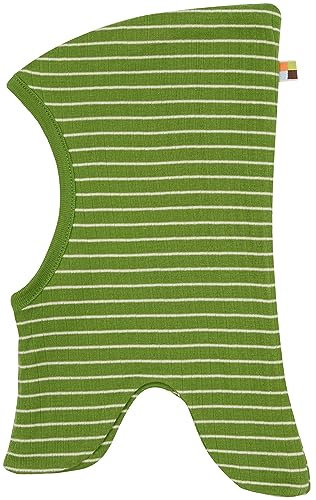 loud + proud Unisex Baby Lt1 Schlupfmütze Derby Rib, GOTS Zertifiziert Sturmhaube, Grass, 39-41 EU