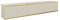 Mueble de TV Oro 175 cm, Mueble de televisón Colgante, Mueble de televisor, Distintos Colores, Muebles de salón, Estilo Moderno (Beige)