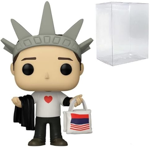 POP TV: Friends - Chandler Bing in New York Funko Vinyl Figure (Bundled with Compatible Box Protector Case), Multicolored, 3.75 inches