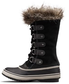 Sorel Damen Joan of Arctic Boot WP wasserdichte Schneestiefel, Black, Quarry, 37.5 EU