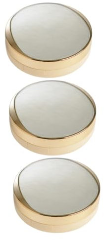 POPETPOP 3 Stück Make Up Puderetui DIY Puderetui Behälter Für Loses Puder Make Up Puderhalter Puderquastenetui Cremeetui Toilettenartikelbehälter Kosmetikbehälter Box Pack