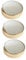 POPETPOP 3 Stück Make Up Puderetui DIY Puderetui Behälter Für Loses Puder Make Up Puderhalter Puderquastenetui Cremeetui Toilettenartikelbehälter Kosmetikbehälter Box Pack