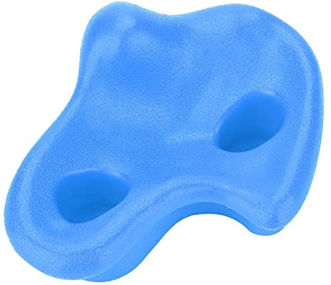 Keenso 10PCS Rock Climbing Stone Climbing Wall Stone Rock Climbing Stone, Plastic Textured Climbing Wall Rock Climbing Holds Climbing Wall Rock for Screw for Kindergartens Schools (Blue)