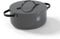 BE Living Essential Faitout avec couvercle, Ø 28 cm, Poêle à frire – Revêtement antiadhésif en céramique – Compatible induction – Sans PTFE ni PFOA – Gris
