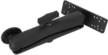 23 cm Fischfinder-Halterung, Professioneller Aluminium-Kurzarm, 1,5 Zoll Kugelkopf, C-Größe, Kugelmontage, Fischfinder-Halterung für Lowrance für Humminbird