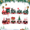 2 pcs Weihnachten Zug Deko,weihnachtszug deko,Holz Weihnachtszug Deko,Holz Eisenbahn Weihnachtsbaum,weihnachtsdeko Zug,Mini Weihnachtszug,für Weihnachten deko,weihnachtsdeko tischdeko