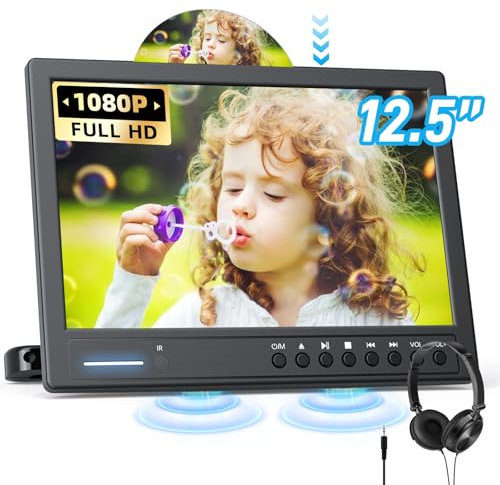 Arafuna car DVD Player for Kids, Support 1080P Video, HDMI Input