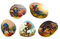 ergobag Kontur Klettie Set Motivwelt Themenwelt Klettflächen Sammelspaß Individualisierung Skate-Roller - Multi Colored