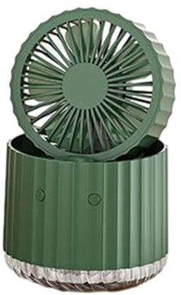 LEIDJGUN Práctico ventilador de escritorio humidificador, ventilador de mesa para exteriores, ventilador de oficina, para uso en interiores y exteriores