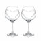 Brilant Heart in Heart Gin Gläser Set mit Gravur - Gin Tonic Gläser Set mit Swarovski Kristallen und Handgebürstetem Herzmotiv, Perfekt als Hochzeits oder Verlobungsgeschenk - 2 Stck