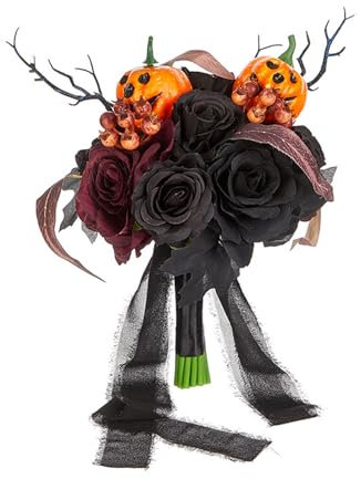 Blumensträuße für Hochzeitszeremonie, Jahrestag, Halloween, Blumensträuße für Braut und Brautjungfern, Foto-Requisiten