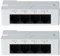 Jrifedptry 2 Pz 1 a 3 porte PoE Extender Passivo Cascadable IEEE802.3Af Porta IP Trasmissione Extender per POE Switch NVR IP Camera
