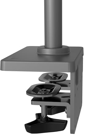 Ergotron LX Pro - Befestigungskit (Große Basis, 12 Stange, Stangenring, 2 x 2-teilige Tischklemmen) - Umbausatz - Stahl, Aluminium - Dunkelgrau