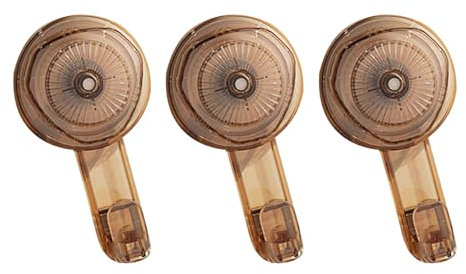 Fazvncv 3 ganchos de ducha al vacío resistentes para colgar en la pared, gancho de ventosa fuerte, gancho reutilizable para baño duradero