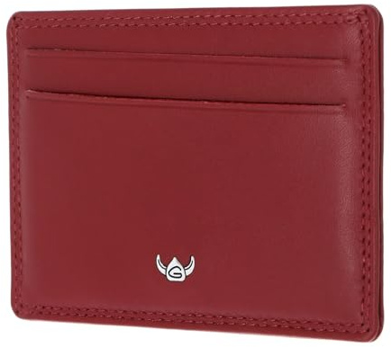 Golden Head Leder Kartenhalter Polo RFID Protect Kartenetui 4448 Rot dunkelrot