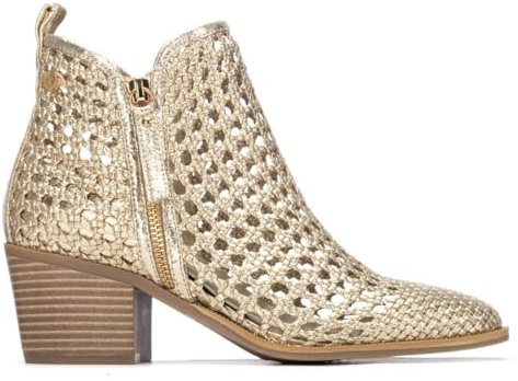 XTI - Stivali Camper Donna Oro - Scarpe comode e versatili - Moda casual - Modello 14526704 (Misurare 37)
