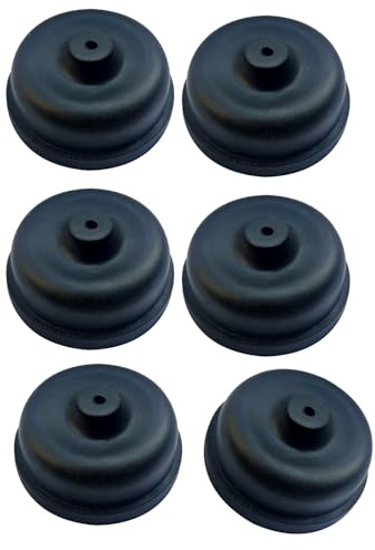 Premium Aquarien Luftpumpen Ersatzteil, 6 Stück, EPDM Gummimembran, Silikonbecher, Fischtanks, Sauerstoffzubehör, Gummimembran Luftteil