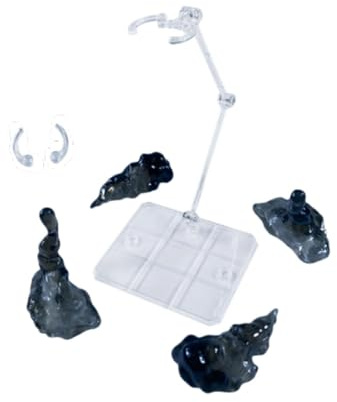 FytStycale Modèles à Effet Fumée, Pièces à Effet Fumée, Jouets pour Poupées Articulées, Accessoires Décoratifs, Présentoirs pour étagères, Tables, Salons, Noir
