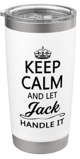 Keep Calm Jack Stainless Steel Insulated Tumbler