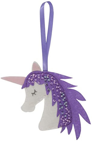Trimits Felt Decoration Kits, 12 x 13cm, Unicorn