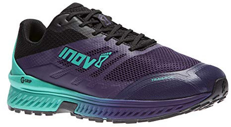 Inov-8 Womens Trailroc G 280 - Trail Running Shoes - Super Durable - Rock Plate - Ideal for Rocky Trails and Ultra Running, Purple/Black, 7 Wide