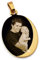 Diamandi Ketten-Anhänger mit Foto-Gravur I Ihr Bild + Text gravieren I oval Gold + Silberkette
