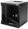 DIGITUS Netzwerk-Schrank 10-Zoll - 6HE - Wandmontage - HxBxT 330x312x300mm - Traglast 30kg - Nutztiefe 240mm - Schwarz