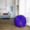 Talamo Italia - Pouf Abe, Poltrona multiuso, Poltroncina sacco, Pouf poggiapiedi, Made in Italy, 65x65 h50 cm, Viola
