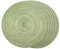 FunWheat Set di 6 Tovagliette Rotonde Intrecciate Lavabili per Tavoli da Pranzo, Sottopiatti Rotondi Colazione, Tessuto Resistente al Calore 38,1 cm (Verde Chiaro)