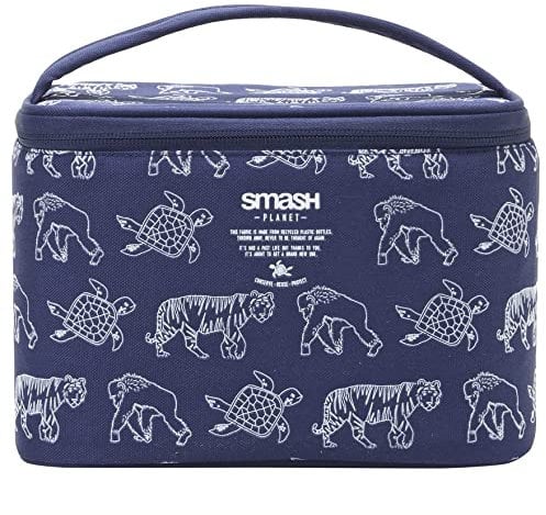 Smash Cube Planet Insulated Lunch Bag, RPET, 4 liters, Navy
