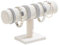 Justsoso Supporto a T per bracciali, orologi, espositori per negozi e mostre, organizer per gioielli e orologi (velluto beige)