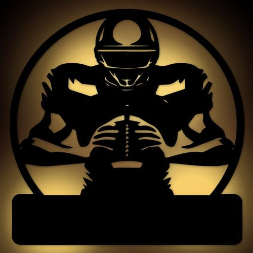 DIY American Football LED Nachtlicht – Einzigartige Deko und Geschenkidee für Football-Enthusiasten