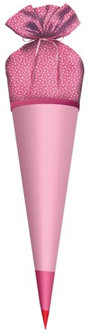 ROTH Stoffbezug mit Satinschleife, rosa, 70 cm