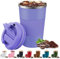 Eastrise Travel Mug,Insulated Coffee Cup with Leakproof Lid,Reusable Travel Coffee Mug,Stainless Steel Coffee Cup for Hot or Cold Drinks(Purple/18oz)