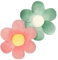 QKURT 2 Stück Blumen-Kissen,40cm blumenkissen,Blume Bodenkissen Sitzkissen,Niedliche Blume Kissen,blumenförmige Wurfkissen,Flauschig weiches Blütenblatt-Kissen für Zuhause Sofa Auto(Dunkelgrün)