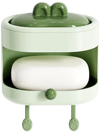 Gommage corporel - Pêpe à peau nettoyée à double façade | Brosse de douche 2 en 1 salle de bain | Loofah Chiledsing avec porte-savon et crochet | Lavez l'épurateur de routine de soins de la peau