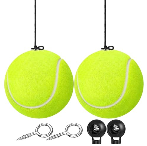 Garage Parking Aid Tennisball 2-teilig mit Schnur | Präzise Positionierung des Fahrzeugs, einfache Installation | perfekt für Haus, Le, SUV, Villa, Garagensicherheit,