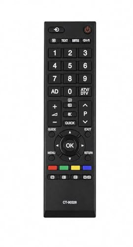 Mando a distancia universal de repuesto para Toshiba TV CT-90326 CT-90336 CT-90380 CT-90351 compatible con televisores inteligentes Toshiba LCD LED