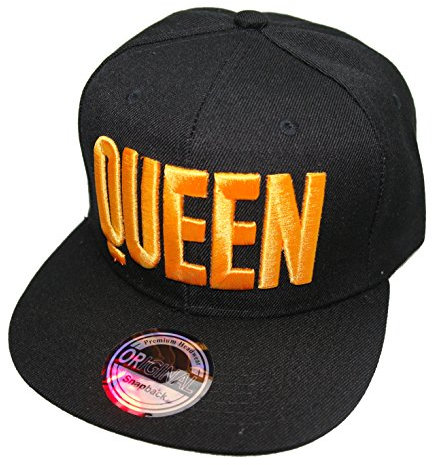 ACC King Queen Snapback Cap Caps Herren Damen (Queen Gold)