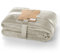 DecoKing Kuscheldecke 70x150 cm Creme Decke Microfaser Tagesdecke Fleece weich sanft kuschelig Ecru Ivory Elfenbein Cream Mic