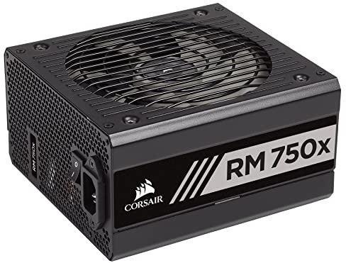 Corsair RM750x 80 PLUS Gold, unidad de fuente de alimentación ATX completamente modular de 750 W - negro