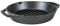 Lodge - Poêle grill à double poignée en fonte naturelle 26cm - Tous feux - Made in USA - Idéal pour barbecue