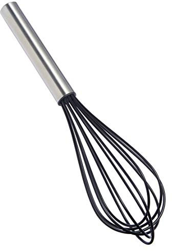 Kuhn Rikon 24145 Essential Schwingbesen Silikon gross, Edelstahl, silber, Stainless Steel