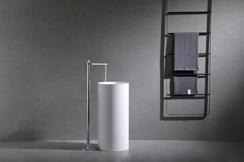 Rubinetteria a colonna per lavabo freestanding - 8046 - colore a scelta, Colore:cromo