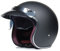 Retro Motorradhelm, 3/4 Open Face Motorradhelm, Motorrad Jethelm Mit Sonnenblende Für Herren Damen DOT/ECE Approved,Matt black,L