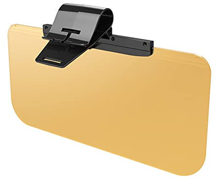 ihreesy Sonnenblende Verlängerung,Transparent Auto Blendschutz Sonnenblende Einstellbare Sonnenblendenverlängerung Sonnenschutz Fenster Sonnenblende Auto Innenraum Zubehör 345mm x 165mm,Nacht Fahren