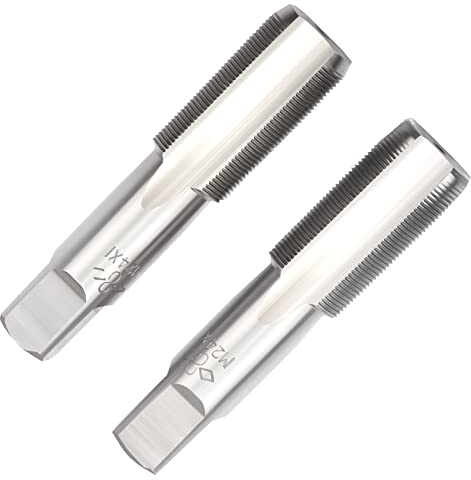 Aceteel M24 x 1,0 metrischer Handgewindebohrer, rechts, M24 x 1,0 mm, 1 Paar