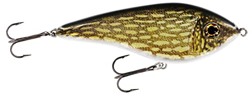 Westin Swim Glidebait - Jerkbait, Farbe:Real Pike, Länge/Gewicht/Schwimmverhalten:12cm / 58g / sinkend