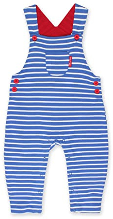 Toby Tiger Organic Breton Stripe Dungarees